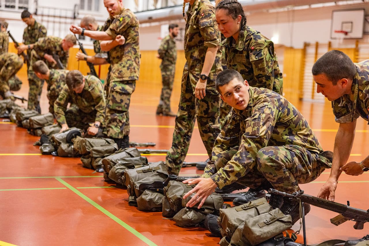 Materialkontrolle vor dem Einsatz