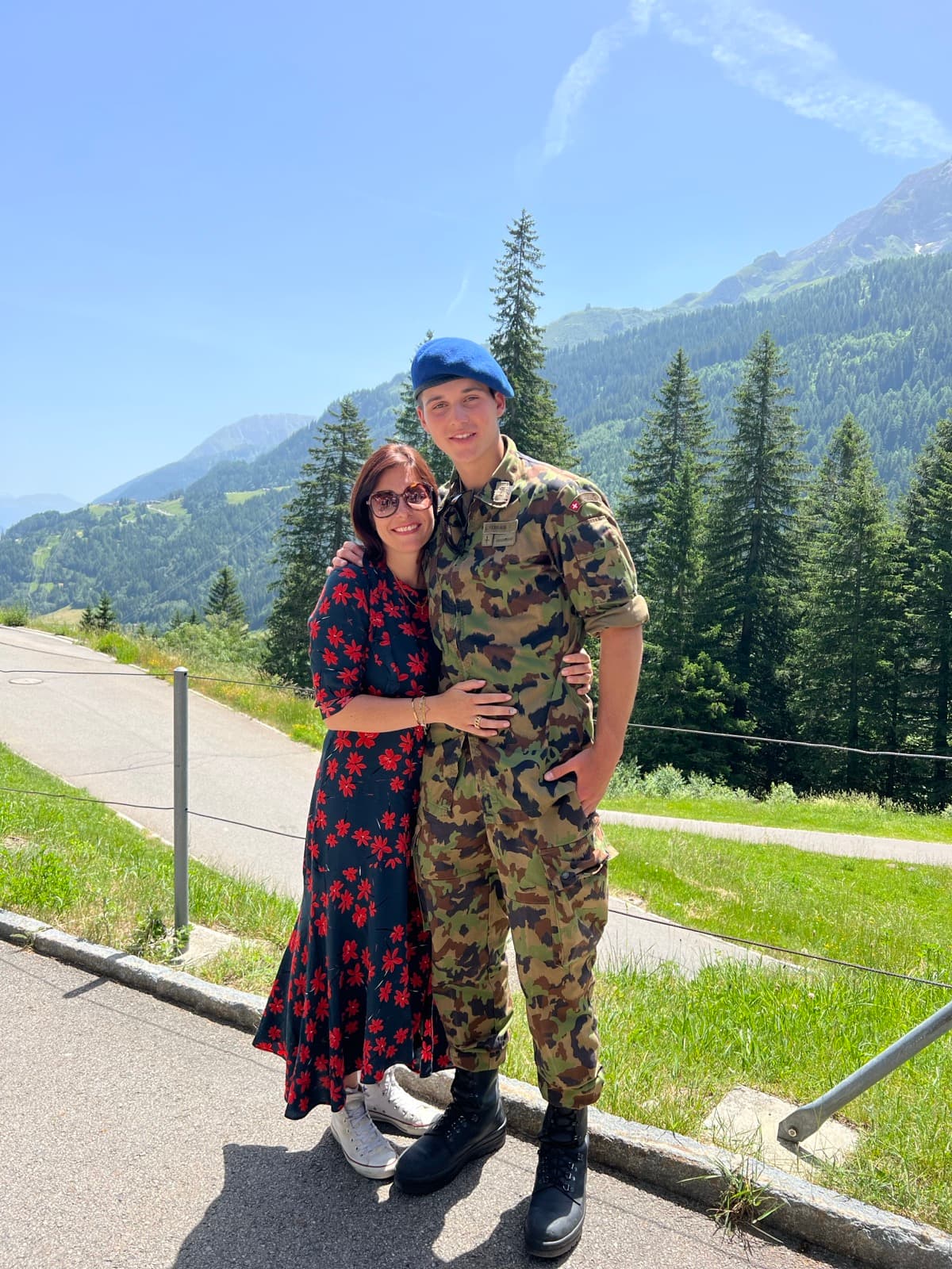 Feier in Airolo nach der UOS