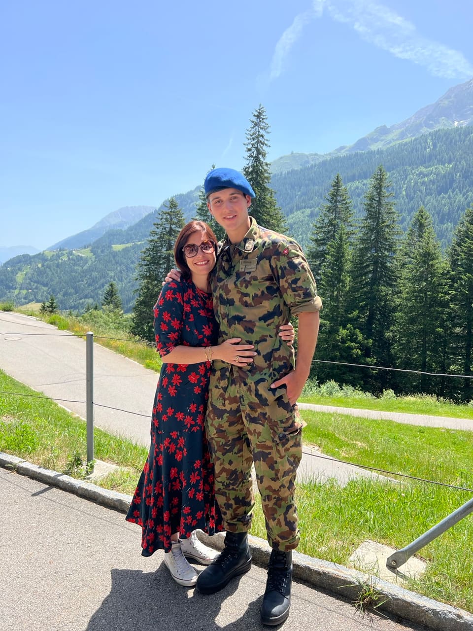 Feier in Airolo nach der UOS